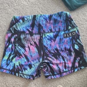 Fleo Multicolor Tie-Dye Shorts